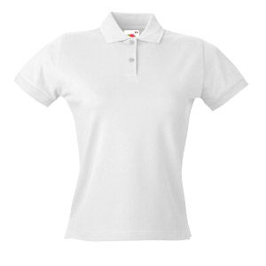   Lady-Fit Polo, _M, 97% /, 3%  Fruit of the Loom