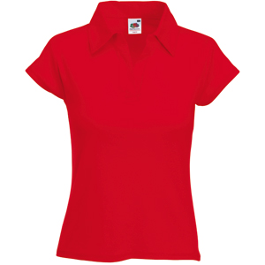   Lady-Fit Rib Polo, _XL, 100% /, 220  Fruit of the Loom