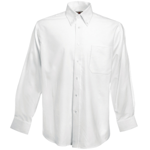   New Long Sleeve Oxford Shirt, _S, 70% /, 30% /, 130  Fruit of the Loom