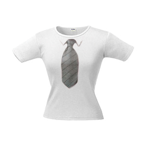 Фото Футболка - рубашка с галстуком