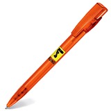 KIKI FROST, ручка шариковая, фростированный оранжевый, пластик