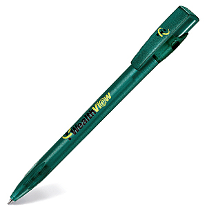 Фото KIKI FROST, ручка шариковая, фростированный зеленый, пластик