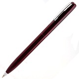 CLICKER, ручка шариковая, красный/хром, металл