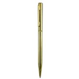 SLIM GOLD, шариковая ручка, твист, золотистый, металл