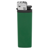 Коллекционная зажигалка кремневая ISKRA, зеленая, 8,18х2,53х1,05 см, пластик
