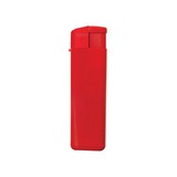 Зажигалка пьезо ISKRA, красная, 8,24х2,52х1,17 см, пластик