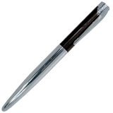 Cardinal, шариковая ручка, с прозрачным корпусом, черный/хром