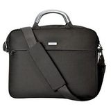 Конференц-сумка Prestige; черный; 36х28х5 см; микрофибра; вышивка, лазерная гравировка