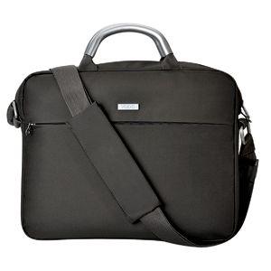 Фото Конференц-сумка Prestige; черный; 36х28х5 см; микрофибра; вышивка, лазерная гравировка