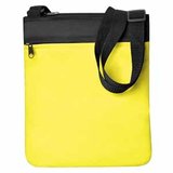 Промо сумка на плечо Simple; желтый; 23х28 см; нейлон и для промо