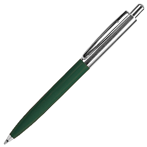 Фото BUSINESS, ручка шариковая, зеленый/серебристый, металл/пластик