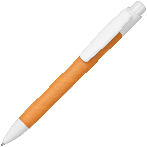 Фото ECO TOUCH, ручка шариковая, оранжевый, картон/пластик
