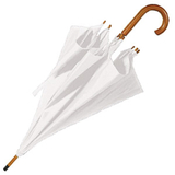 Женский зонт-трость с деревянной ручкой нейлон D=103 см /  шелкография