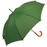 Зонт-трость под нанесение с деревянной ручкой нейлон D=103 см /  шелкография