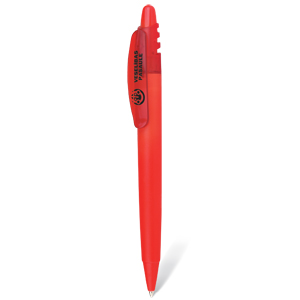 Фото X-8 FROST, ручка шариковая, фростированный красный, пластик
