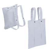 Сумка-рюкзак Slider; белый; 36,7*40,8 см; материал нетканый 80г/м2