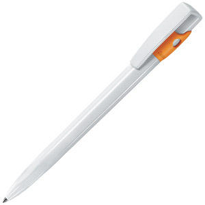 Фото KIKI, шариковая ручка, бело-оранжевый «Lecce Pen»
