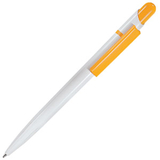 Фото MIR, шариковая ручка, бело-желт., дорогой бренд Lecce Pen