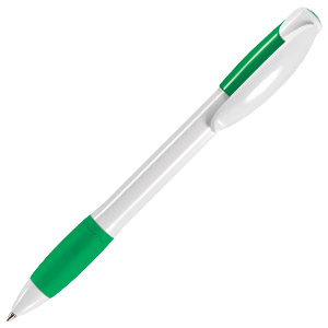 Фото X-Five, пластиковая шар ручка, бело-зелен. «Lecce Pen»
