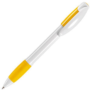 Фото X-Five, пластиковая шариковая ручка, бело-желтая «Lecce Pen»