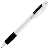 Фотография X-Five, пластиковая шариковая ручка, бело-черная из брендовой коллекции Lecce Pen