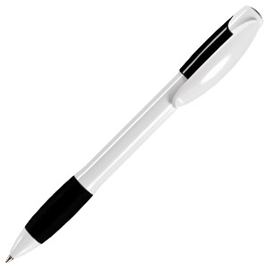 Фото X-Five, пластиковая шариковая ручка, бело-черная «Lecce Pen»
