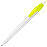 Фотка X-ONE, шариковая ручка, белый/прозрачно-желтый