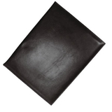 Папка адресная, черная,  32х25х1 см, натуральная кожа/тиснение, шелкография
