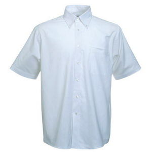Фото Руб. New Short Sleeve Oxford Shirt, бел._L, 70% х/б, 30% п/э «Fruit»