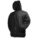 Толстовка для мужчин «Zip Through Hooded Sweat»,черный_M, 70%х/б, 30%п/э