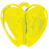 HEART CLACK, держатель для ручки, прозр-желтый