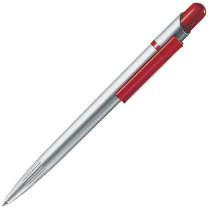 Фото MIR SAT, шариковая ручка, прозрачно-красный клип «Lecce Pen»