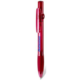 ALLEGRA LX, шариковая ручка, прозручка-красная/ красн. грип
