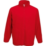 Куртка-толстовка. Micro Jacket, красный_S, 100% п/э, 250 гр