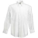 Рубашка New Long Sleeve Oxford Shirt, белый_S, 70% х/б, 30% п/э, 130 гр