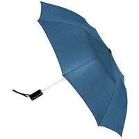 Легкий зонт складной полуавтоматический синий