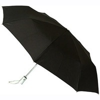 Зонт от дождя складной с автоматической системой открывания и закрывания черный