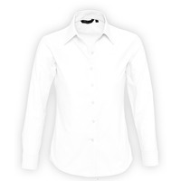Фото Рубашка женская EMBASSY, белая, люксовый бренд Sol's