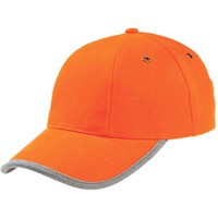 Бейсболка модная от производителя UNIT TRENDY, оранжевая с серым
