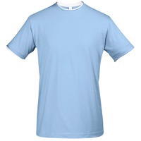 Футболка с фото мужская MADISON 170, голубая с белым и футболки мужские