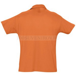 Фото Рубашка поло SUMMER 170, оранжевая «Sols», S—XXL см