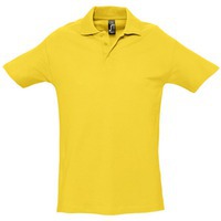 Картинка Рубашка поло мужская SPRING 210, желтая от производителя Sol's