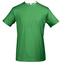 Футболка мужская MADISON 170, зеленая с белым