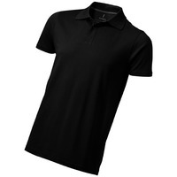 Фотка Рубашка-поло Seller мужская, черный от популярного бренда Elevate