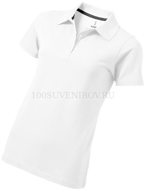 Фото Рубашка-поло "Seller" женская, белый «Elevate», XL