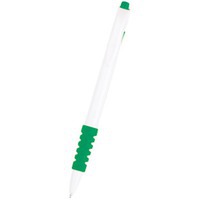 Ручка шариковая «Фиджи» белая/зеленая
