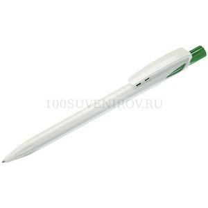 Фото TWIN, ручка шариковая, зеленый/белый, пластик