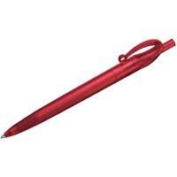 JOCKER, ручка шариковая, фростированный красный, пластик