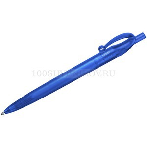 Фото JOCKER, ручка шариковая, фростированный синий, пластик