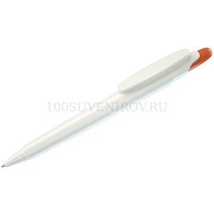Фото OTTO, ручка шариковая, оранжевый/белый, пластик